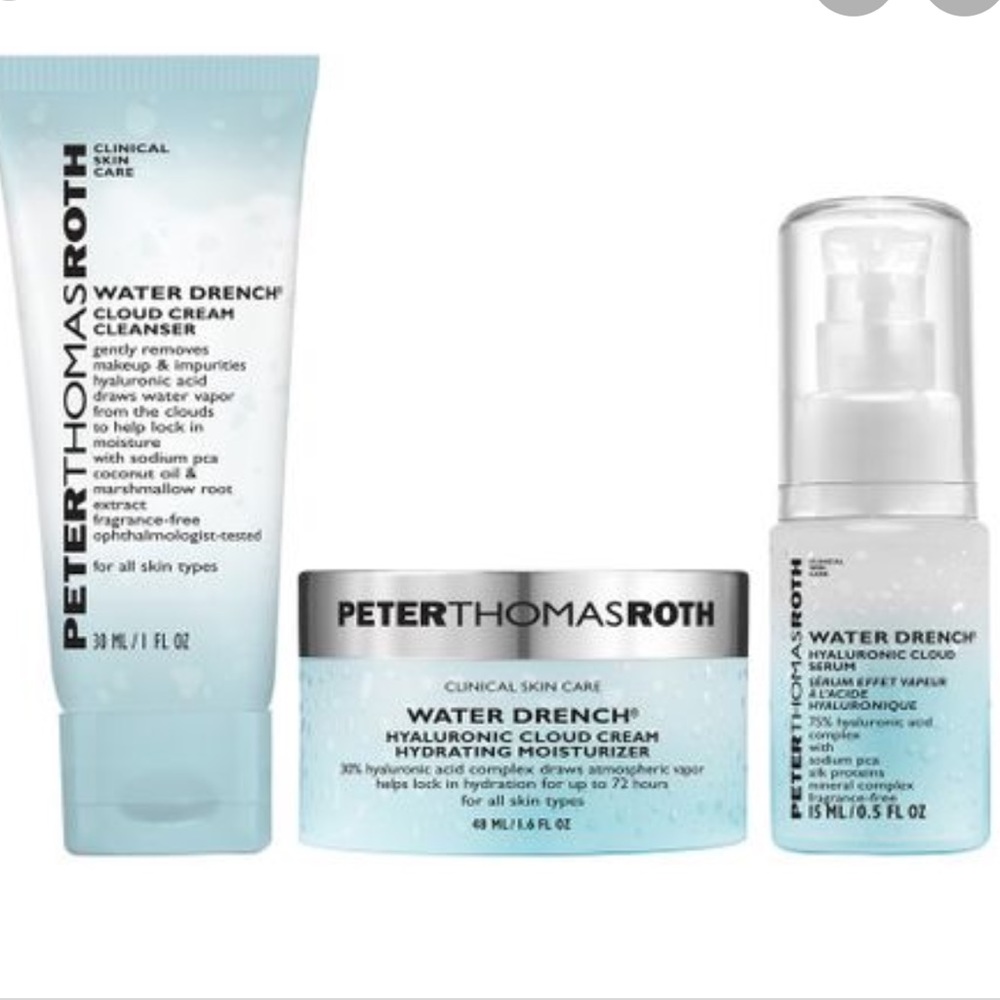 Peter Thomas Roth Water Drench 3-Piece Kit-New